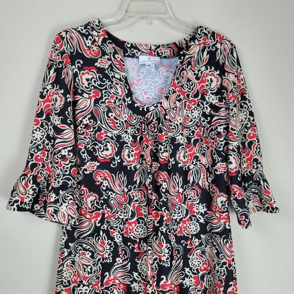 Jude Connally Michelle Tunic Dress Paisely Print - Picture 4 of 9